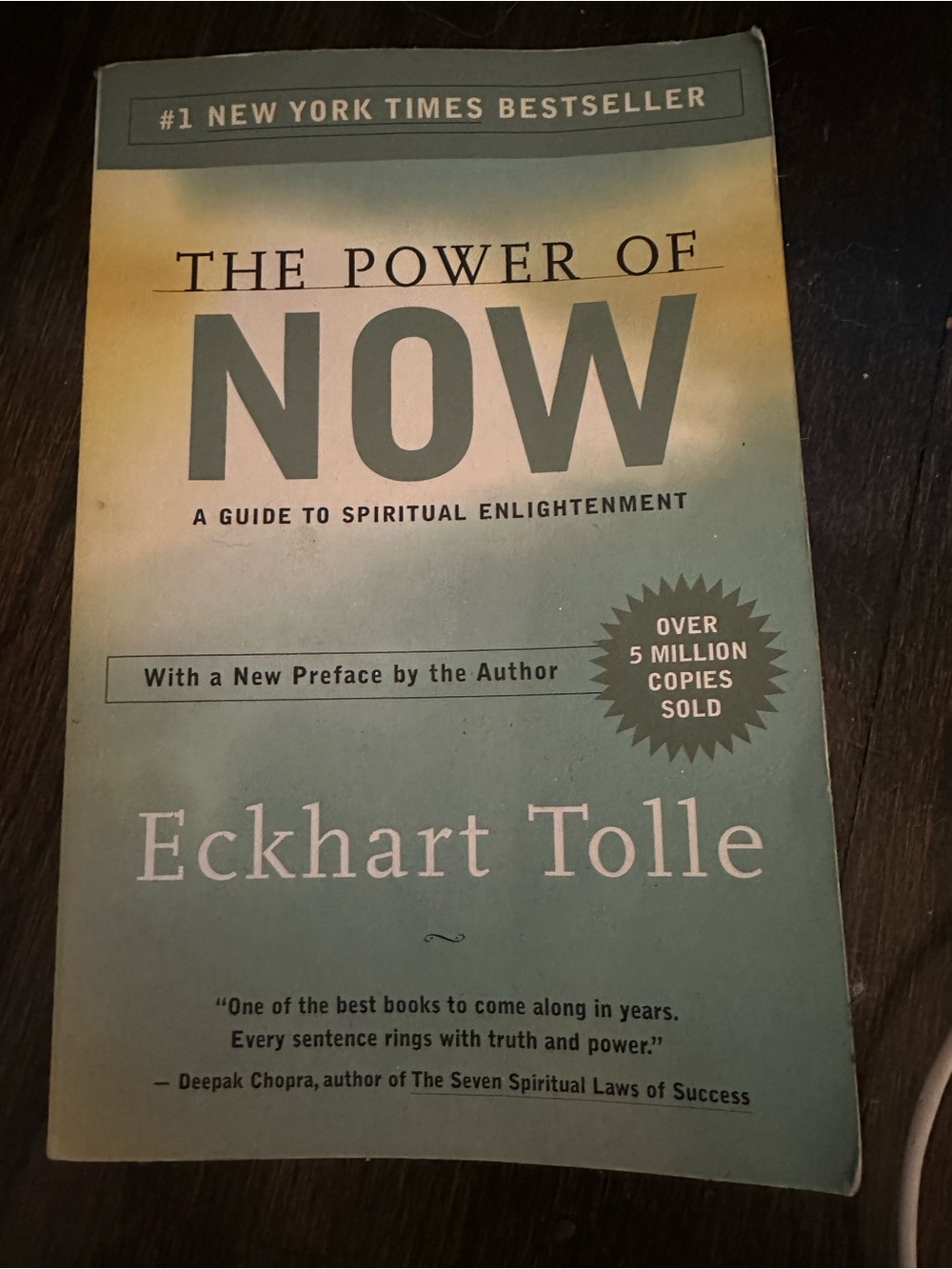 The Power of Now by Eckhart Tolle - Soft Blue Cover